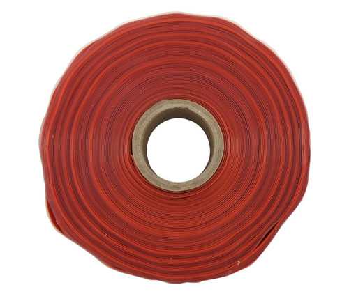 TE Connectivity 608036-1 Red Silicone Cable Accessories Tape - 1" x 36' Roll