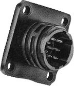 TE Connectivity 206486-1 Conn CPC PIN 9 POS Crimp ST Panel Mount 9 Terminal 1 Port Bag - 5/Pack