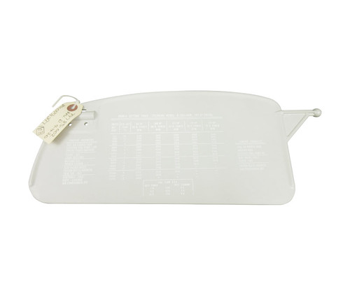 Piper 79785-002 Sun Visor with Power Chart