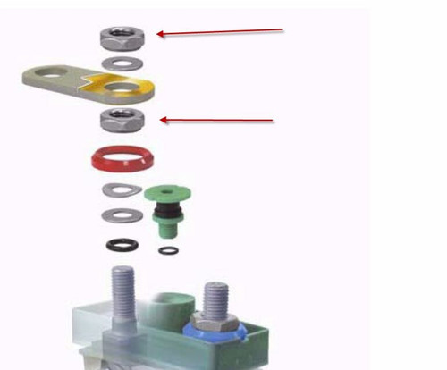 SAFT 164584 Nut Battery - Positive Terminal