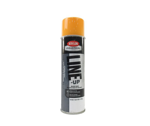 KRYLON® 8301 LINE-UP® Yellow Highway Pavement Striping Paint - 510 Gram (18 oz) Aerosol Can