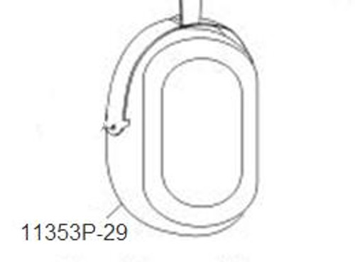 David Clark 11353P-29 Right Dome