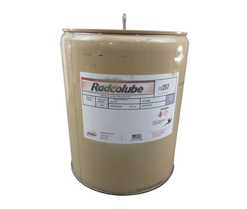 RADCOLUBE® FR257 Red MIL-PRF-87257 D Spec Fire-Resistant Synthetic Low Temperature Hydraulic Fluid - 5 Gallon Pail