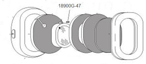 David Clark 18900G-47 Screw -Pack of 4