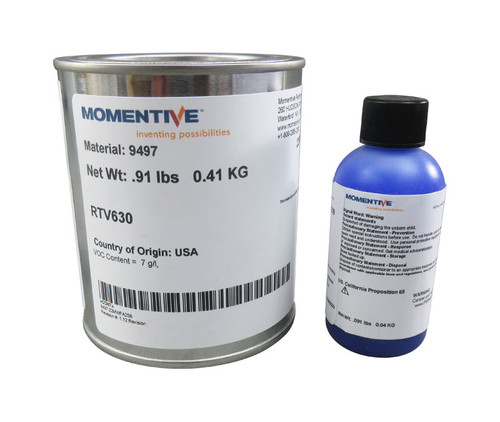Momentive™ RTV630A/B Blue Two Part Silicone Rubber Compound - 1 lb Kit