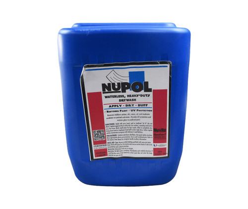 Nuvite® NuPol® Heavy-Duty Drywash/Polish Cleaner with U/V Protectant - 5 Gallon Pail