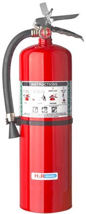 H3R Aviation Model 398 Red 15.50 lb UL Rating 2A:10B:C Halotron® 1 Flight Line / Ramp Fire Extinguisher