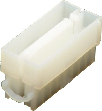 TE Connectivity 1-480439-0 Connector Housing RCP 16 POS 4.95mm ST Panel Mount - 100/Pack