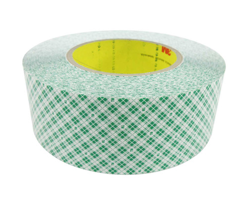 3M™ 021200-23207 White 9589 Double 9 Mil Coated Film Tape - 2" x 36 Yard Roll