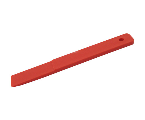 TechCon Systems TS1275-4 Red 5-3/4" Single Edge (3/4") Celcon Plastic Sealant Scraper