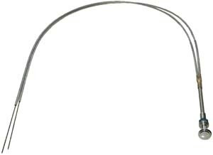 McFarlane Aviation MC6350-HH048 FAA-PMA Dual Universal Push-to-Unlock Control - Chrome Knob - 4 Foot
