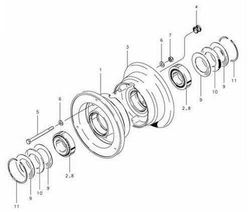 Cleveland Wheel & Brake 40-115C Wheel Assembly