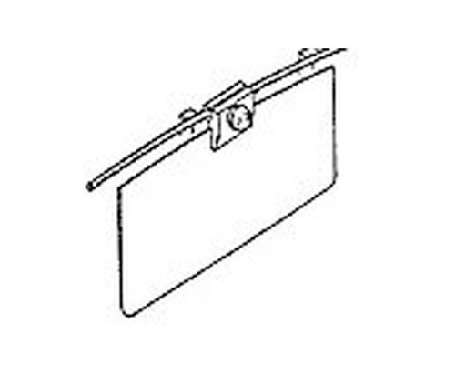 Rosen R265-2-100-3A Rockwell NA265 Series Sabreliner Gray Replacement Sunvisor System Lens Only