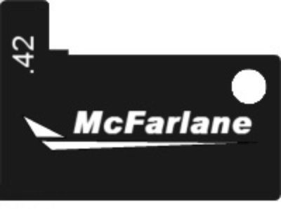 McFarlane Aviation SR1 Cessna Seat Rail Wear Gauge