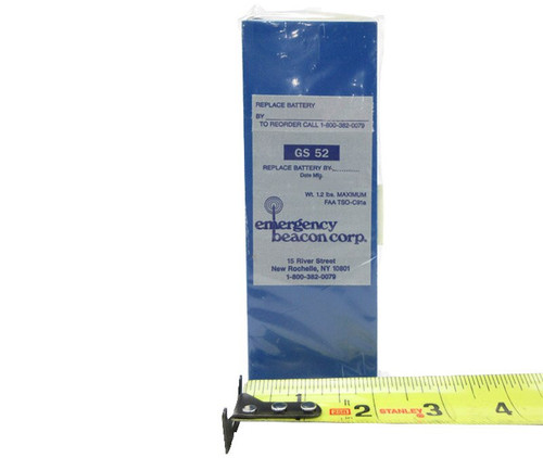 Emergency Beacon GS-52 Alkaline EBC-502 ELT Battery - 2 Year
