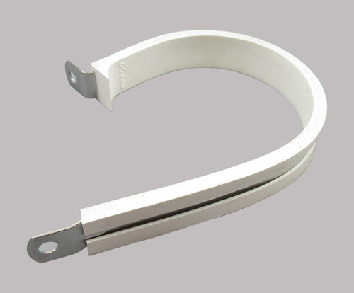 Military Standard MS21919WCH40 Stainless Steel Cushioned Clamp, Loop