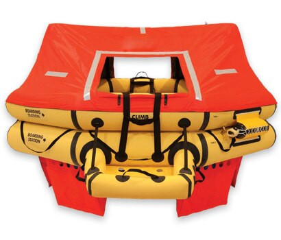 EAM Worldwide T11AS Life Raft 11 Man - Twin-Tube - FAR 121 - R1570-101