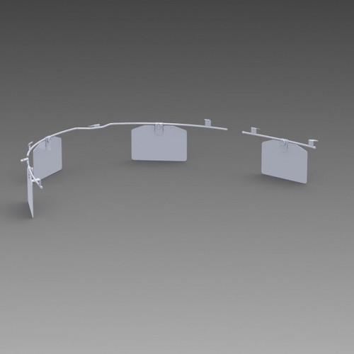 Rosen R1570000 Gulfstream 200 Galaxy Monorail FAA-STC'd Complete Sunvisor System Kit