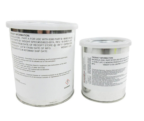 Magnobond® 6380 A/B SS 8622-007A Rev. 15 Spec Toughened Epoxy Adhesive System - Quart Kit