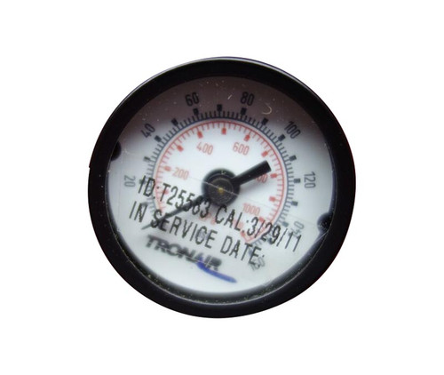 Tronair® HC-1831 Pressure 0-160 PSI Pressure Gauge