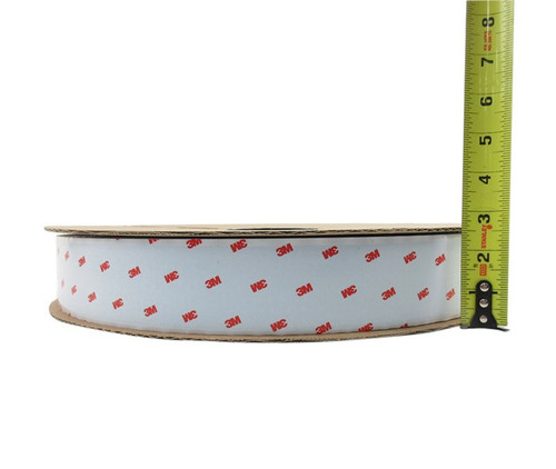 3M™ 021200-23183 Scotchmate™ SJ3519FR Black Flame Resistant Hook Fastener - 2" x 0.14" x 50 Yard Roll