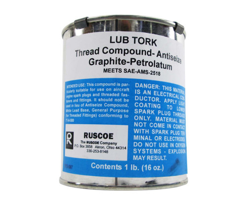 LUB TORK® AS-2 Gray SAE-AMS-2518 Spec Graphite Petrolatum Anti-Seize Thread Compound - 1 lb Can
