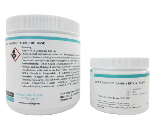 DOWSIL™ 93-006-1 RF Gray Aerospace Sealant & Catalyst - 453 Gram (1 lb) Kit