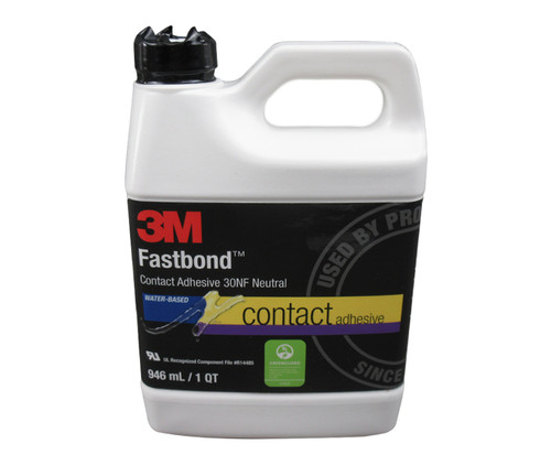 3M™ 021200-21180 Fastbond™ 30NF Neutral Contact Adhesive - 946 mL (Quart) Bottle