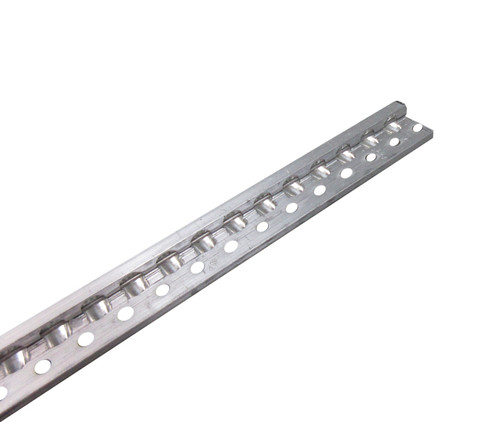 southco® D5-PR35S4 Aluminum/Stainless Steel Panel Line Right Angle 1/4-Turn Fastener Rail - 4' Length