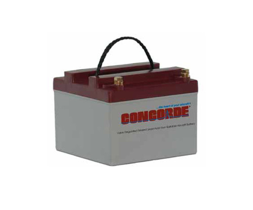 Concorde RG24-10 24-Volt General Aviation AGM Aircraft Battery