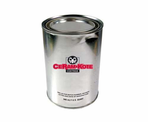 CeRam-Kote® C1Q-37038 CK-TZM FS 37038 Black Epoxy Resin System - Quart Kit