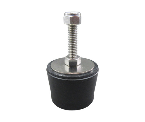 Celeste® TR-B00BCN Black 0° Angle Counter Mount Threaded Bottom Soap Dispenser Base