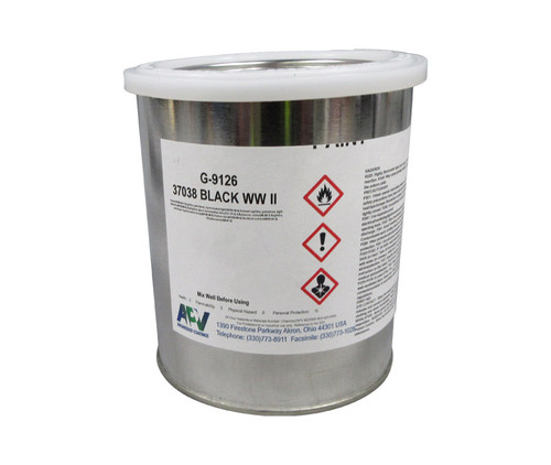 APV® Engineered Coatings G-9126-01 Walkway™ FS 37038 Black A-A-59166A Type 2/MIL-W-5044C Spec Non-Slip Walkway Compound - Quart Can