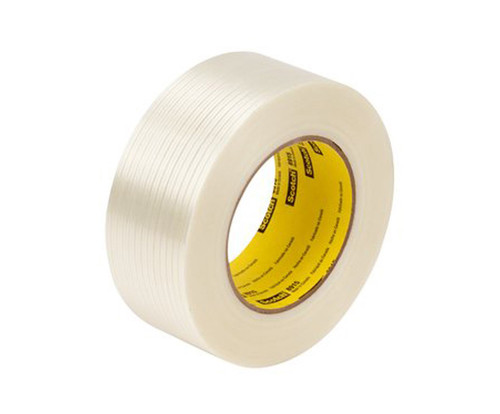 3M™ 021200-69460 Scotch® 8915 Clean 6 Mil Removal Filament Tape - 24 mm x 55 m Roll - 36/Case
