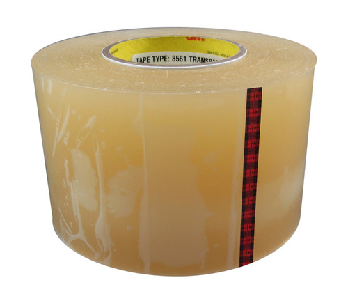 3M™ 021200-83905 Transparent 8561 Polyurethane 14 Mil Protective Tape - 4" x 36 Yard Roll