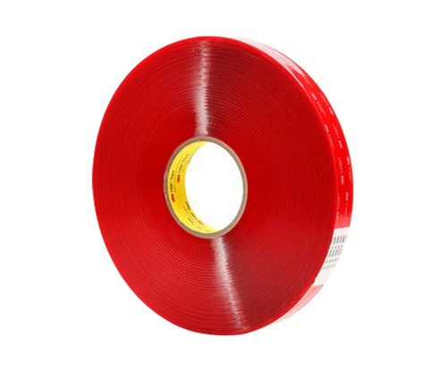 3M™ 021200-87576 VHB™ 4905 Clear 20 Mil Acrylic Foam Tape - 3/4" x 72 Yard Roll - 3/Pack
