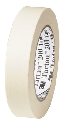 3M™ 048011-53466 Tartan™ 200 Tan Masking Tape - 48 mm x 55 m Roll