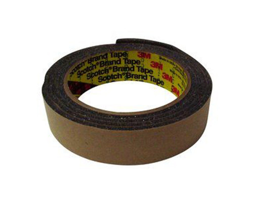 3M™ 051131-06443 Charcoal Gray 4314 Urethane 250 Mil Foam Tape - 1" x 1/4" x 18 Yard Roll - 9/Case