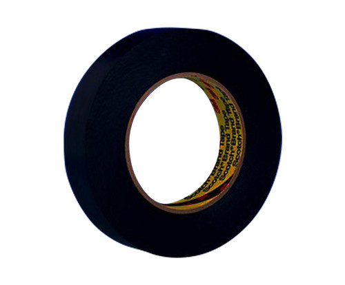3M™ 021200-03155 Scotch® 472 Black 10.4 Mil Vinyl Tape - 6" x 36 Yard Roll