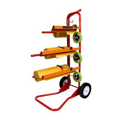 3M™ 021200-06864 Scotch® Red Slimline Portable Masking Tape/Paper Dispenser