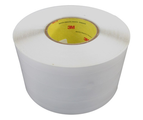 3M™ 021200-24337 Transparent 4" Skip Slit Liner Polyurethane Protective Tape - 4" x 36 Yard Roll