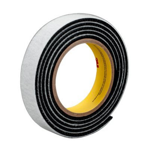 3M™ 021200-64704 Dual Lock™ SJ3444 Black Type 170 Reclosable Fastener - 1" x .028 x 50 Yard Roll - 4/Pack