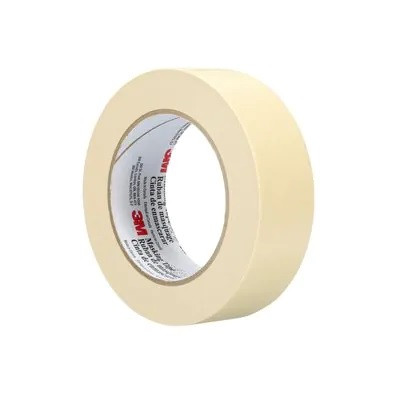 3M™ 048011-58037 Tan 203 General 4.7 Mil Purpose Masking Tape - 36 mm x 55 m Roll