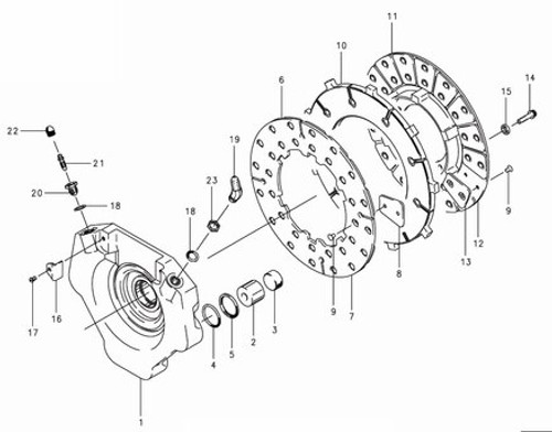 Cleveland Wheel & Brake 30-191 Brake Assembly