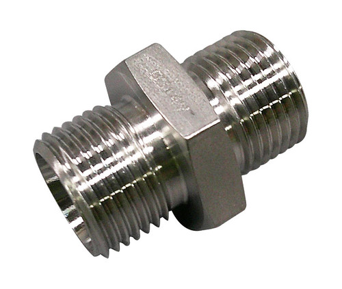 Military Standard MS21902J8 Stainless Steel Nipple, Boss