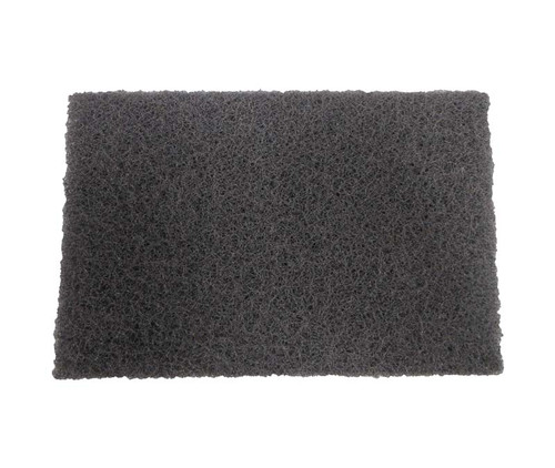 3M™ Scotch-Brite™ 7446 Gray 6" x 9" Silicon Carbide Medium Blending Hand Pad - Carton of 20