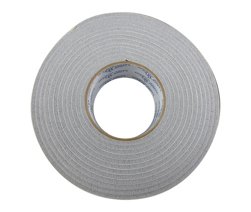 Saint-Gobain Strip-N-Stick® 512AF CHR Gray 3/16" x 2" Silicone Foam Tape - 5 Yard Roll
