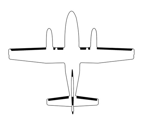 GOODRICH 3D2802 Cessna 441 Stall Strip De-Ice Boot