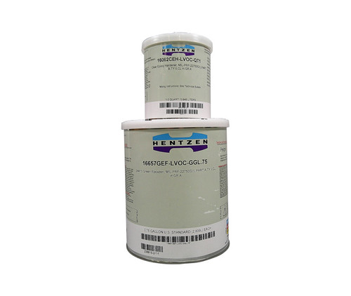 HENTZEN 16657GEF-LVOC Epox-Zen™ FS#24410 Gloss Green MIL-PRF-22750G TY II CL H GR A Spec Epoxy-Polyamide Top Coat - 1.25 Gallon Kit