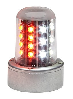 WHELEN® 01-0790520-15 Model 9052015 LED Red/White 28-Volt LED Flashing Beacon